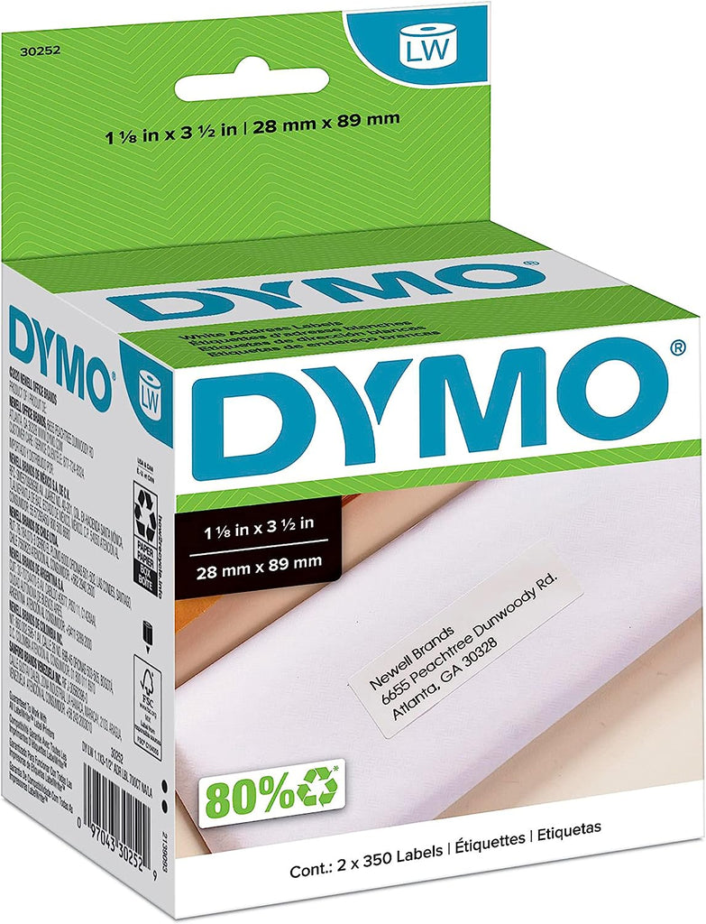 Dymo 30252 Address Labels 28mm x 89mm