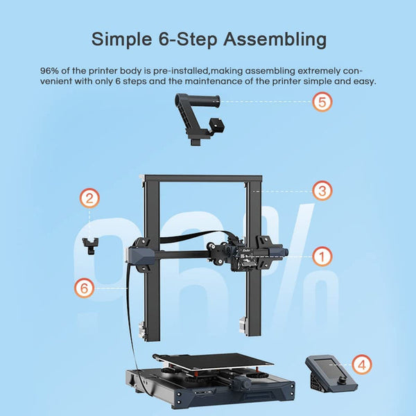 Creality Ender-3 S1 Direct Drive DIY 3D Printer Kit 220x220x270mm ...