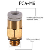 Creality PC4-M6 Pneumatic Air Straight Quick Fitting Connector